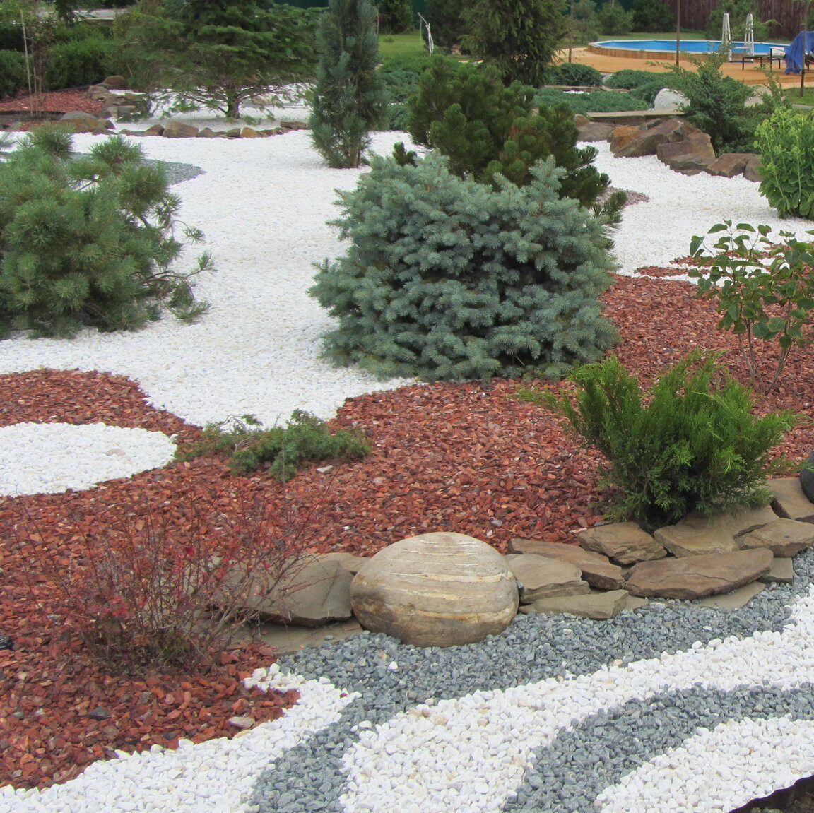 Декоративная галька в саду: придайте своему участку исключительность и красоту