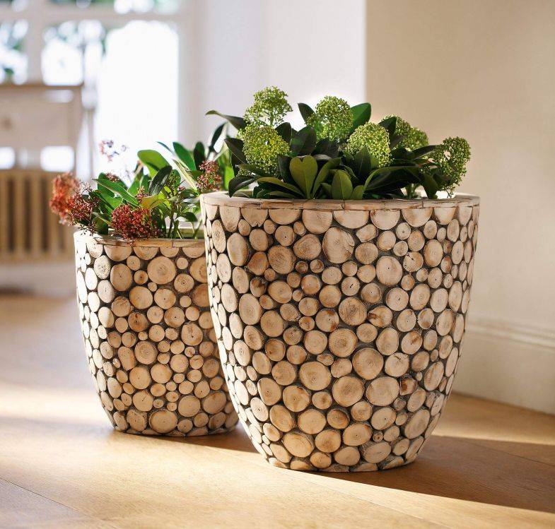 Декорирование цветочного горшка: превратите обычную посуду в произведение искусства. Фото