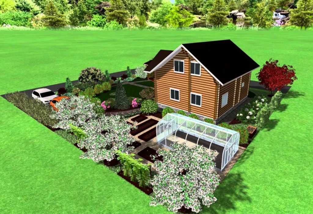 Как спланировать участок загородного дома