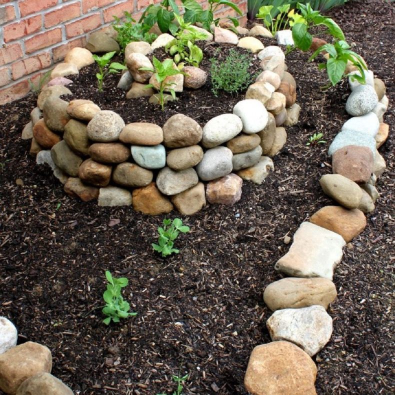 Клумбы из камней своими руками: красота, надежность и простота