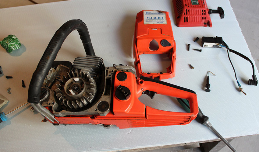 Ремонт бензопилы своими руками