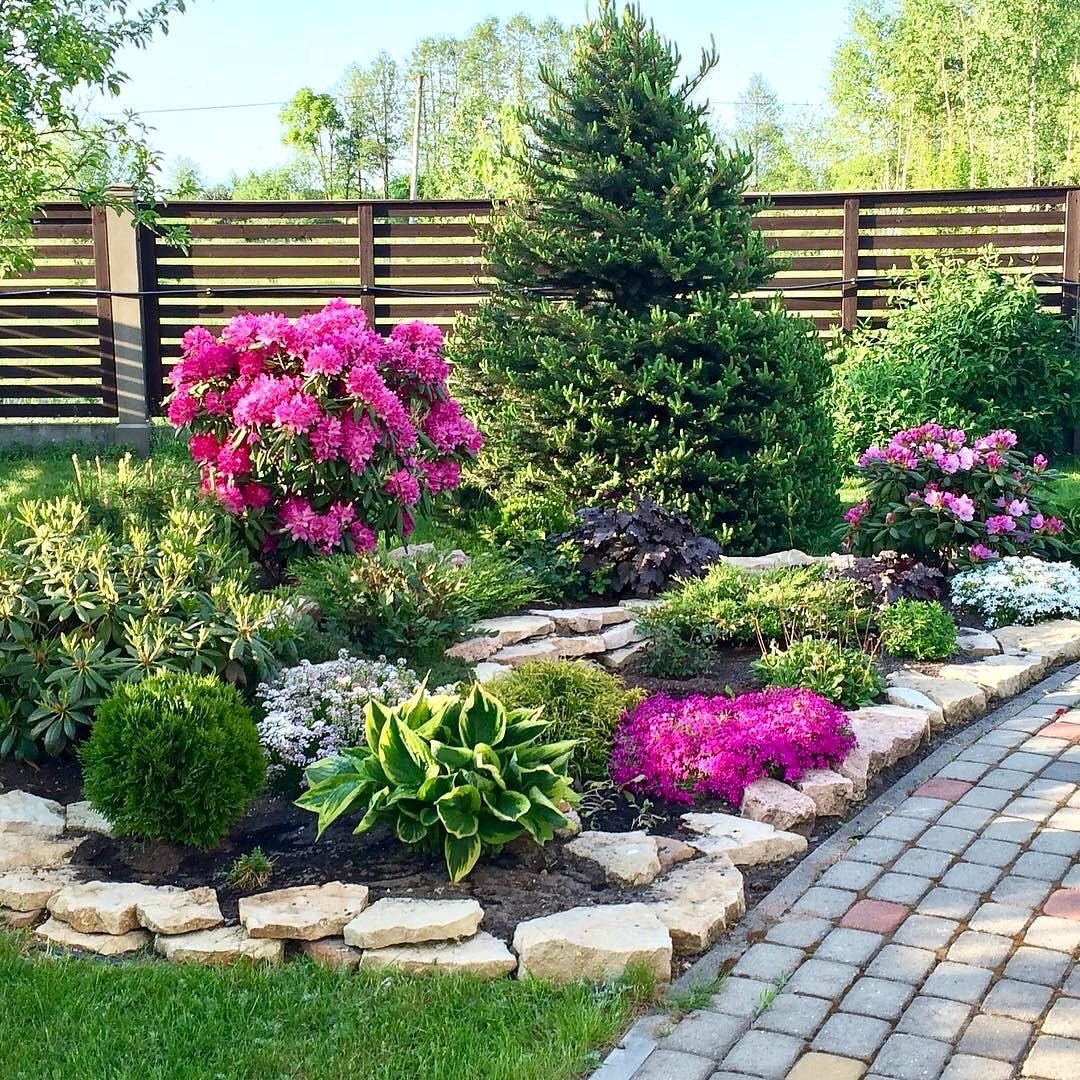 Схемы посадки цветников