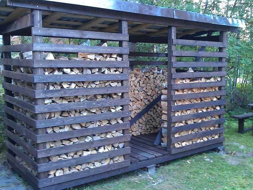 Как построить дровяник?