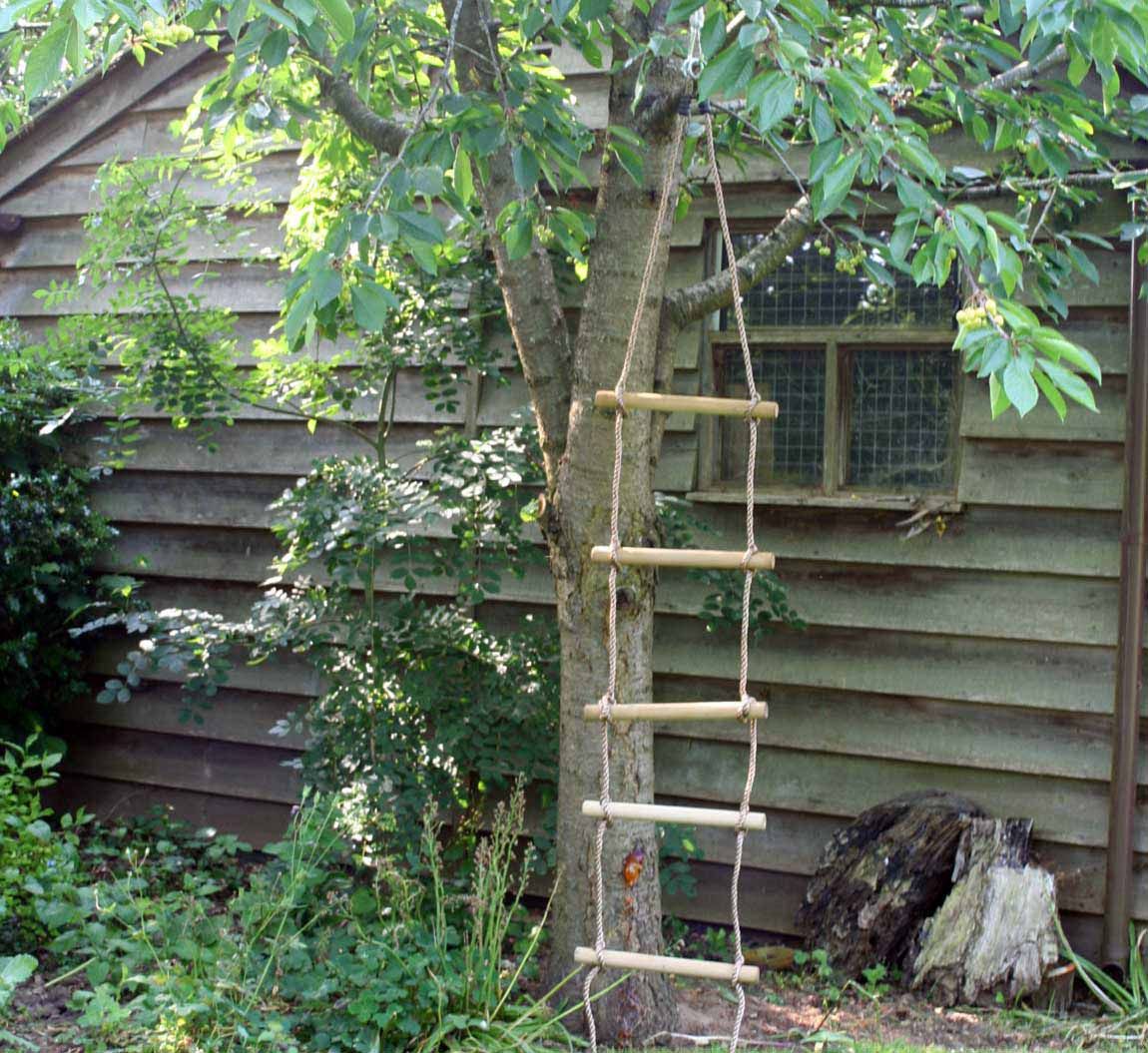 Верёвочная лестница своими руками