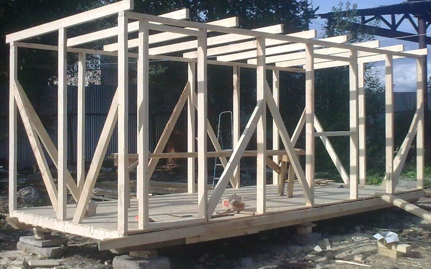 Как построить дровяник?