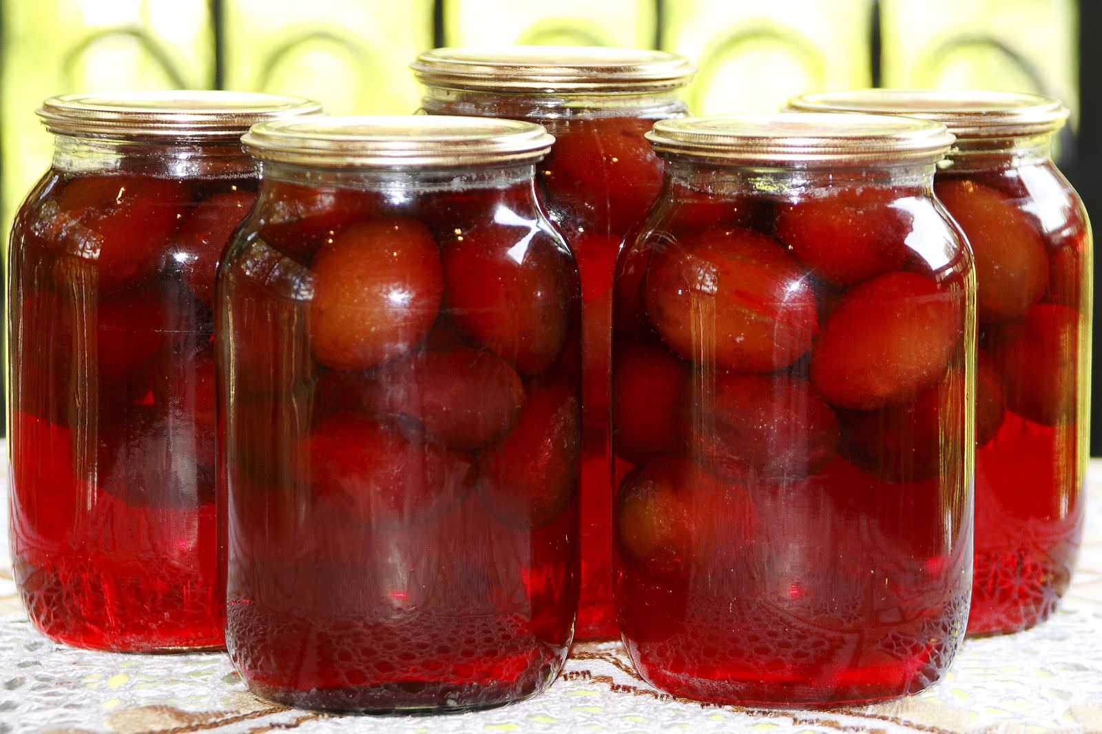 Заготовки из слив на зиму